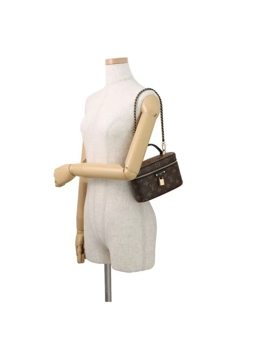 Louis Vuitton Handbag Monogram Reverse Vanity Chain Pouch 2-Way Shoulder Black - Picture 5 of 10